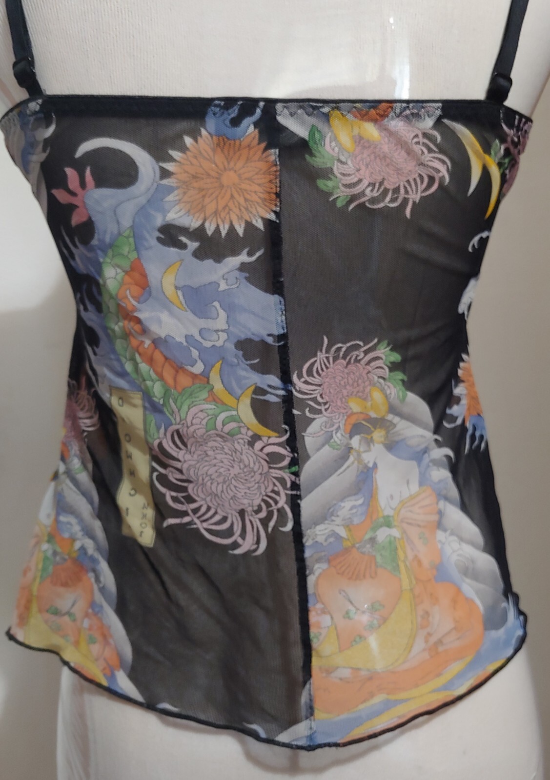 TOP VEST vintage 90’s JOHN RICHMOND underwear Made Italy TG.44- M circa RARE