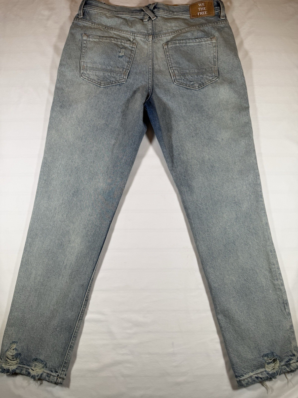 VTG Free People We The Free Jeans Womens Sz 29 – Mid Rise Hippie Button Fly
