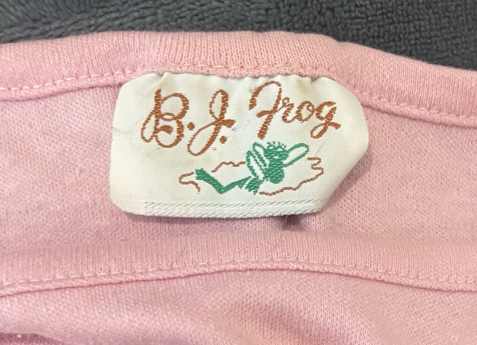 Vintage 1985 BETTY BOOP NYC Cuffed Bottom Tshirt BJ FROG Pink M/L