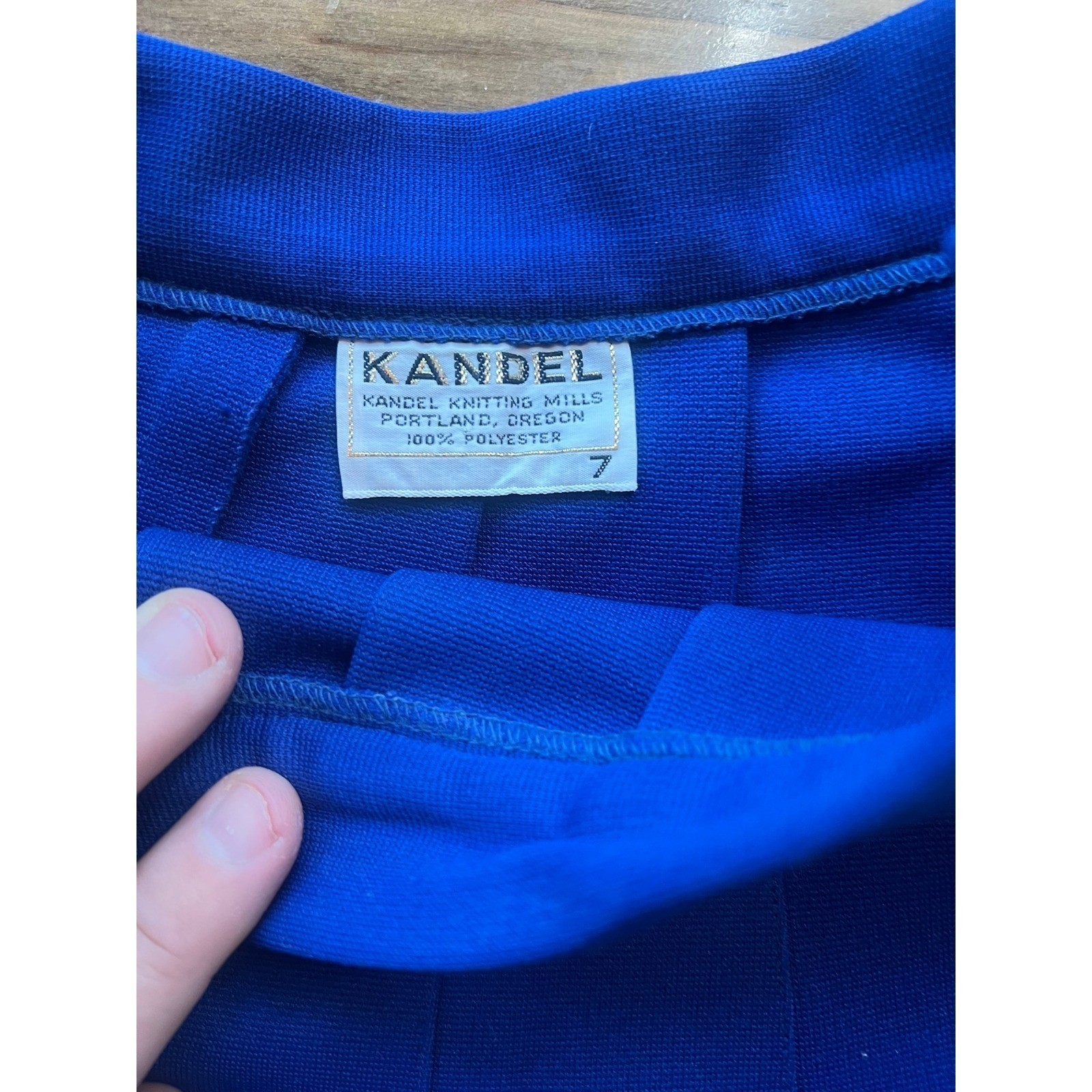 1950’s Vintage Kandel Royal Pleated Cheerleader Skirt Size 7