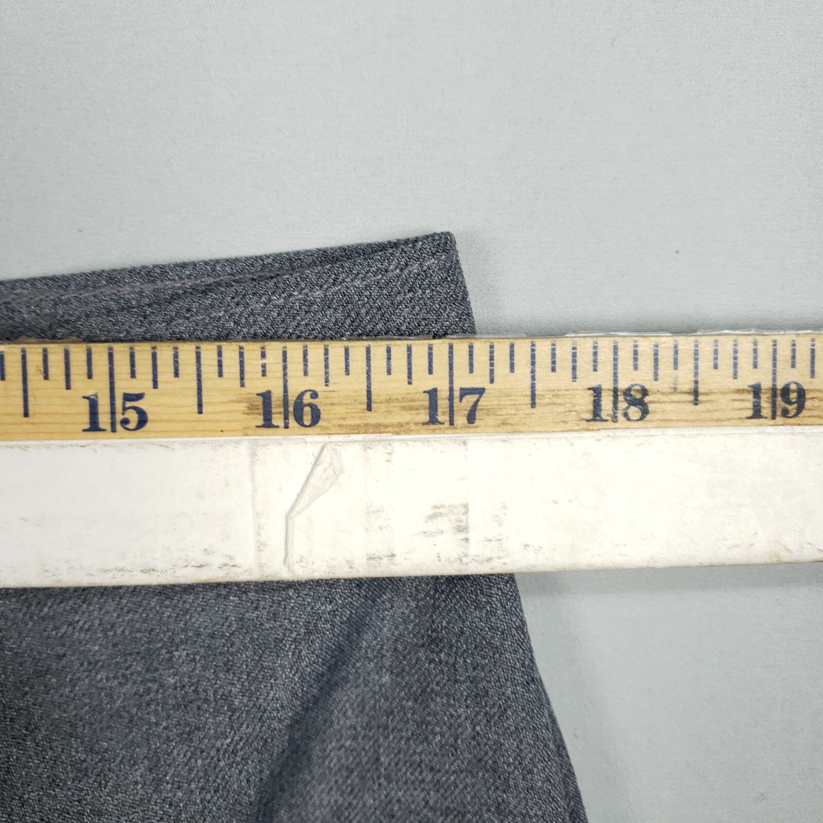 Vtg 70s Levis Bend Over Pants Women 34 Gray Polyester Slacks High Rise Waisted