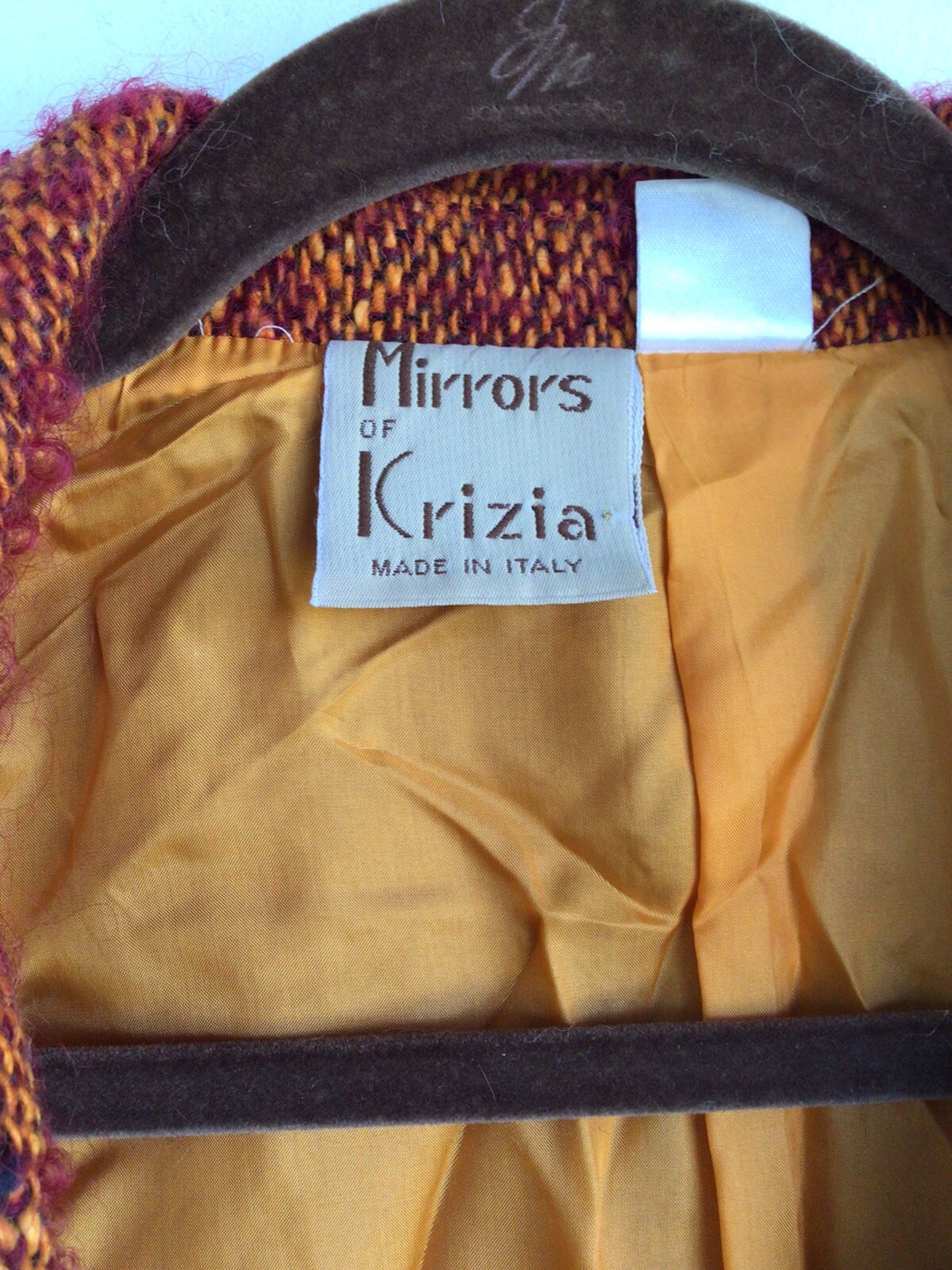 Vintage MIRRORS OF KRIZIA 100% Cupro Jacket Blazer
