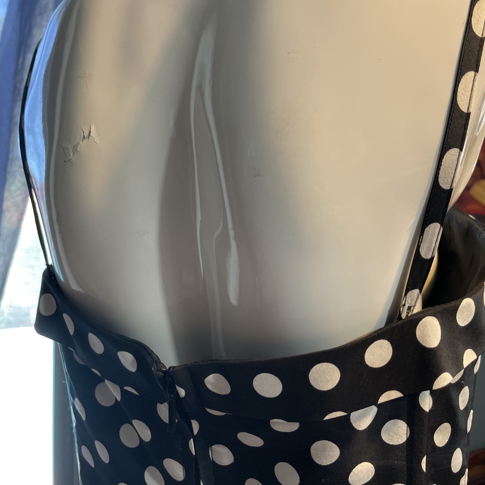 Vintage Silkland Blouse Top BlackWhite 100% Silk Tank Spaghetti Strap SzM