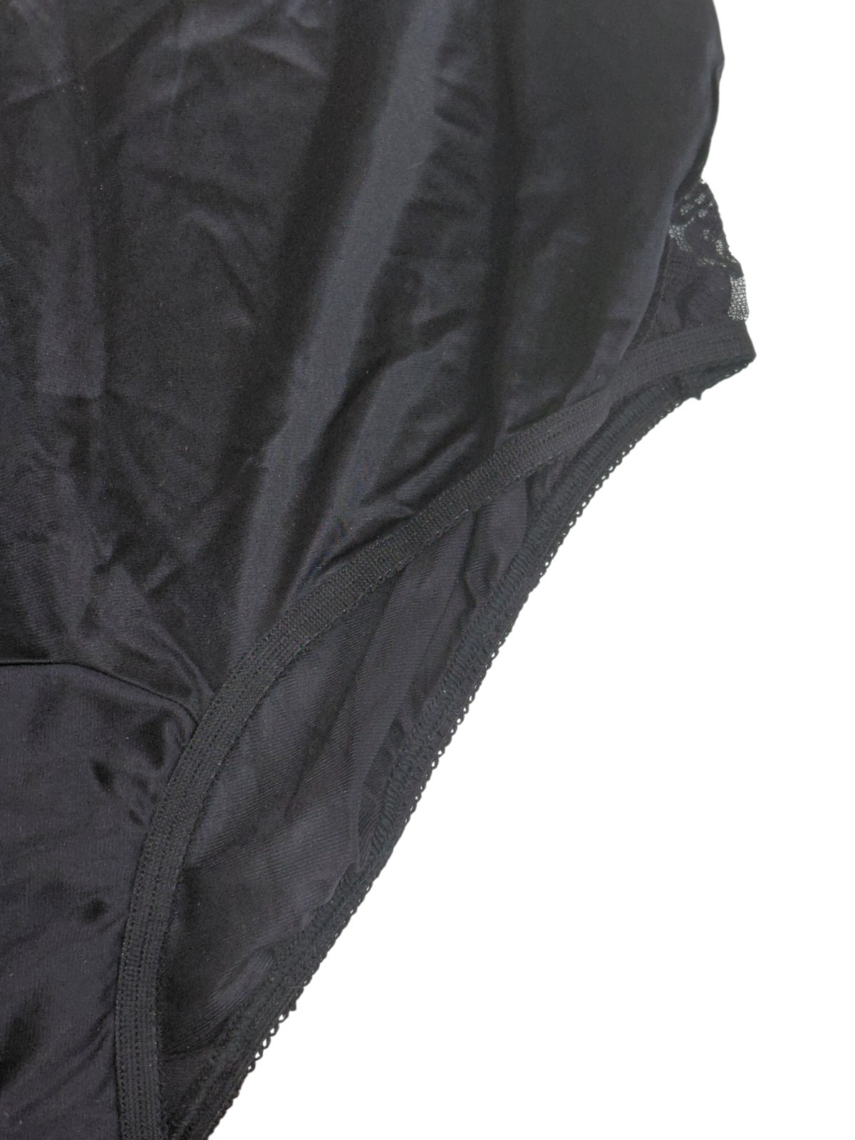 Vintage Vanity Fair Brief Mid Black Size 9/2XL