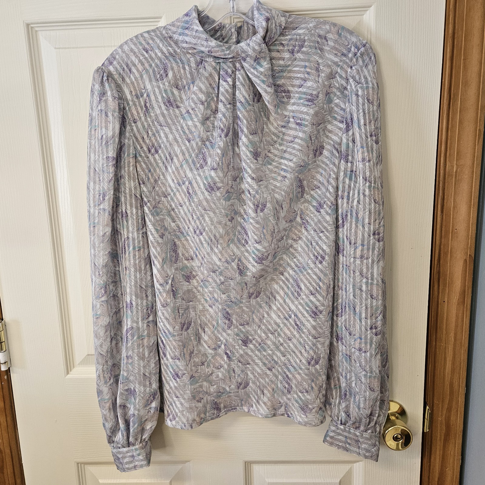 2 Vintage Blouse Tops 1980s by Chaus and Helene St. Marie