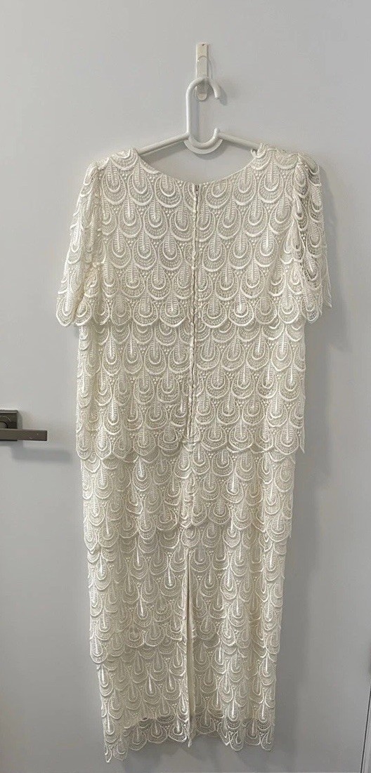 Vintage Michaelangelo dress Off White Size L/XL