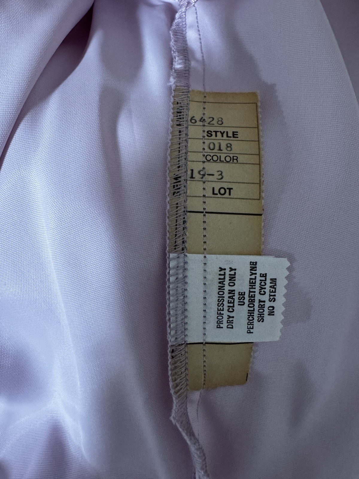 VTG Dance Allure Gown Prom Dress Womens 3/4 Lavender Pageant Bridal 80s USA NWT