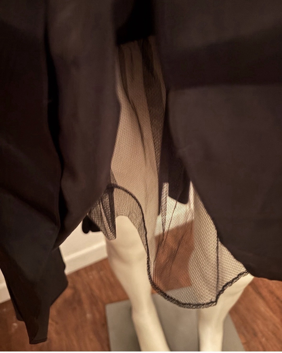 80’s Steppin’ Out Black Prom Dress 0/2 Size 3