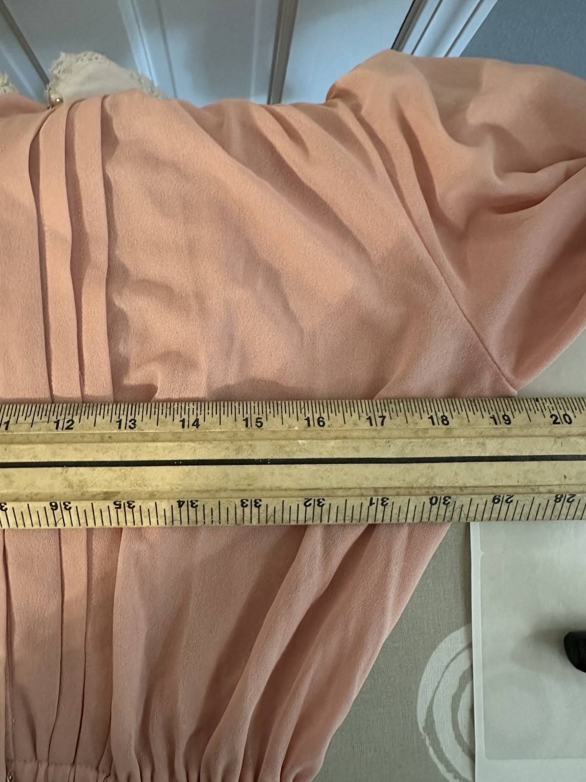 Vintage DISCOVERY I Fashions Dress Size 10 Long Sleeve With Belt Pink 62908