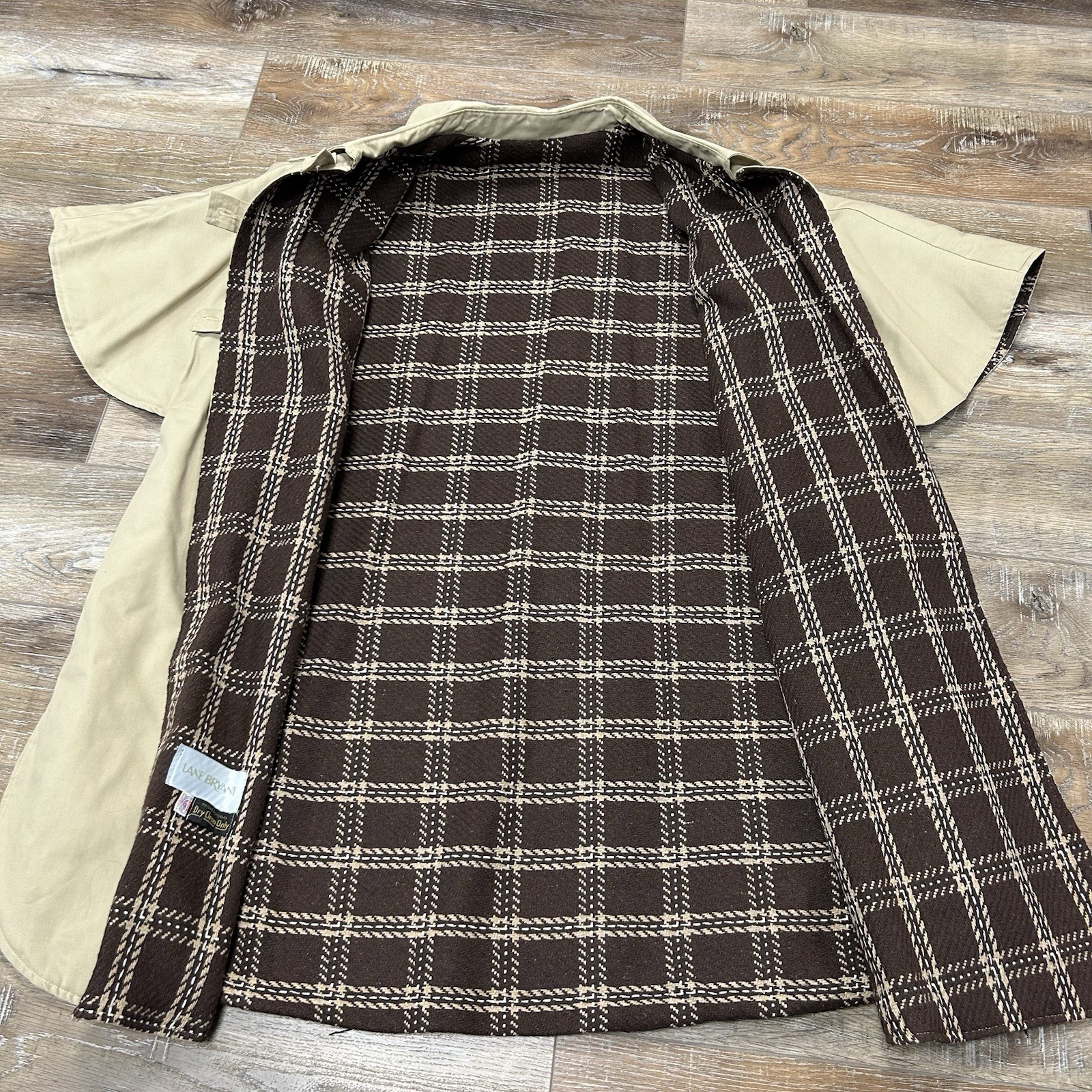 Vintage Trench Cape Coat Cloak – USA – Union Made LANE BRYANT PLUS SIZE