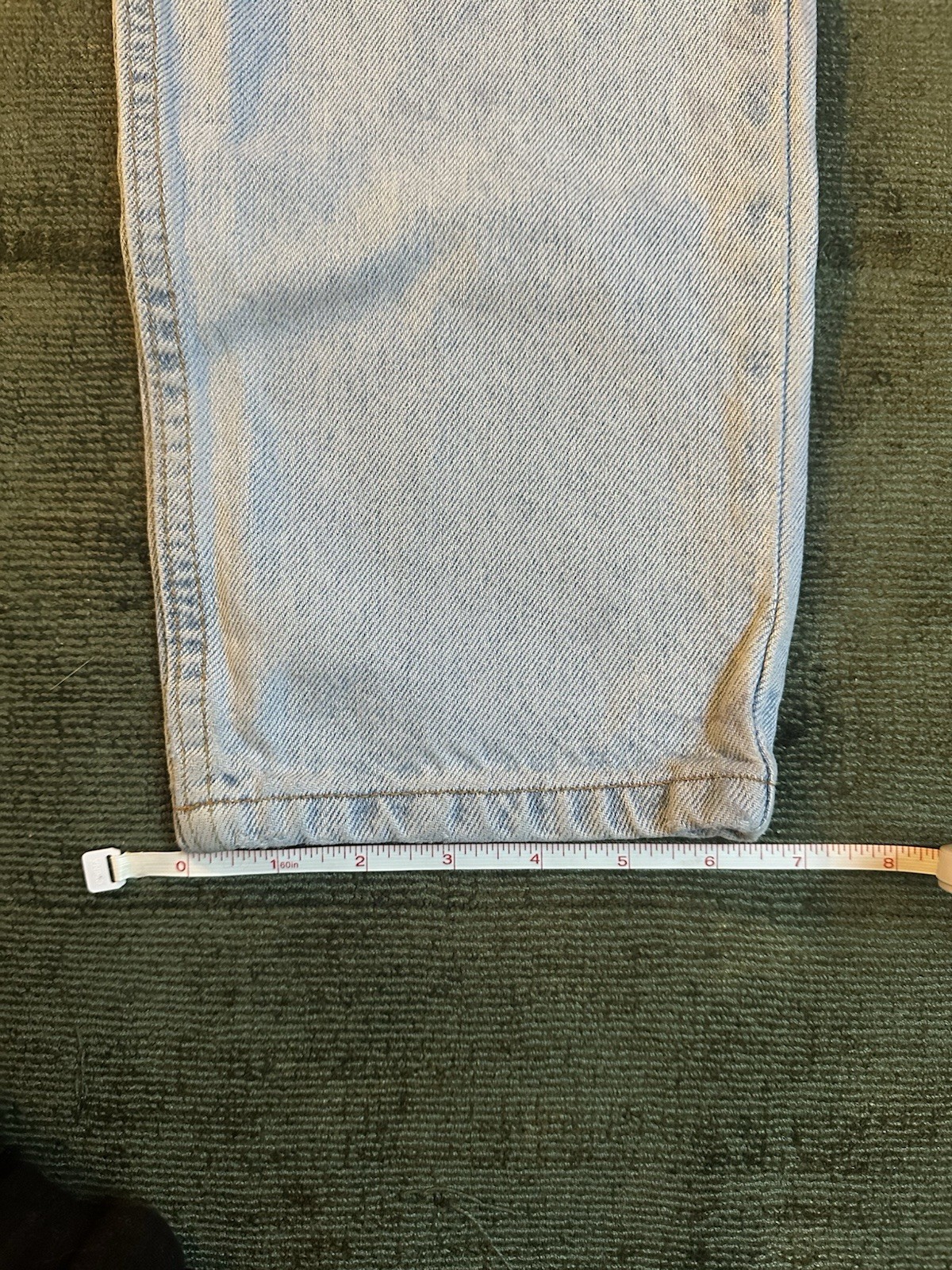 Levi’s 550 Student Fit Orange Tab Denim Jeans Vintage 90s 29x30in