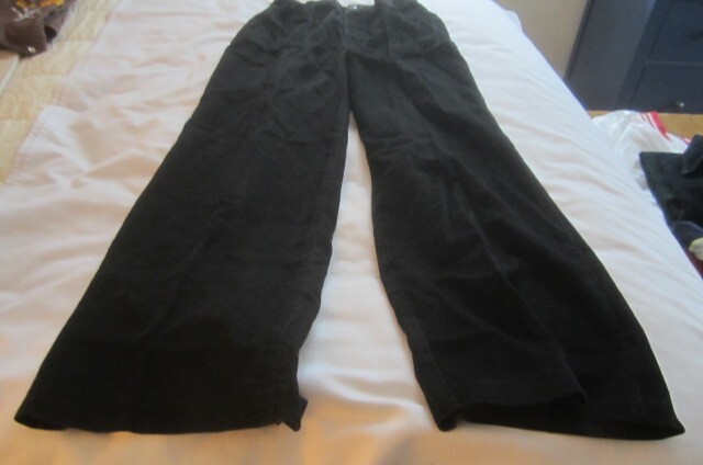 Vintage Women’s Size 25 – 26″ Waist Black Corduroy MISS H.I.S. Bell Bottom Pants