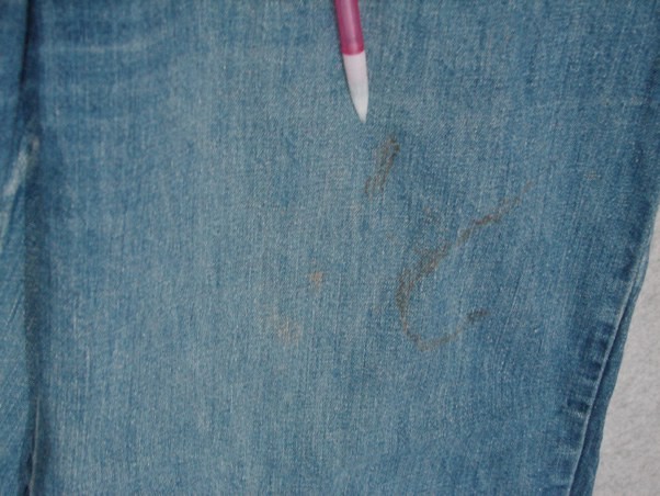 KL19454 VINTAGE 1970s TOUCHE HIGH WAIST WOMENS JEANS sz13; TALON 42