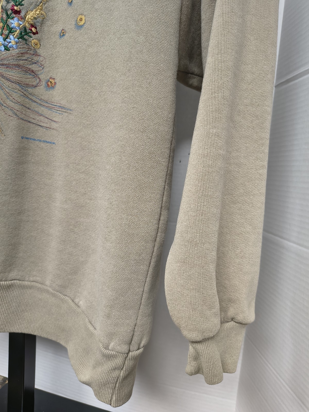 Endless Designs Flowers and Wheat Bouquet Sweatshirt Size Large USA 1990s Retro