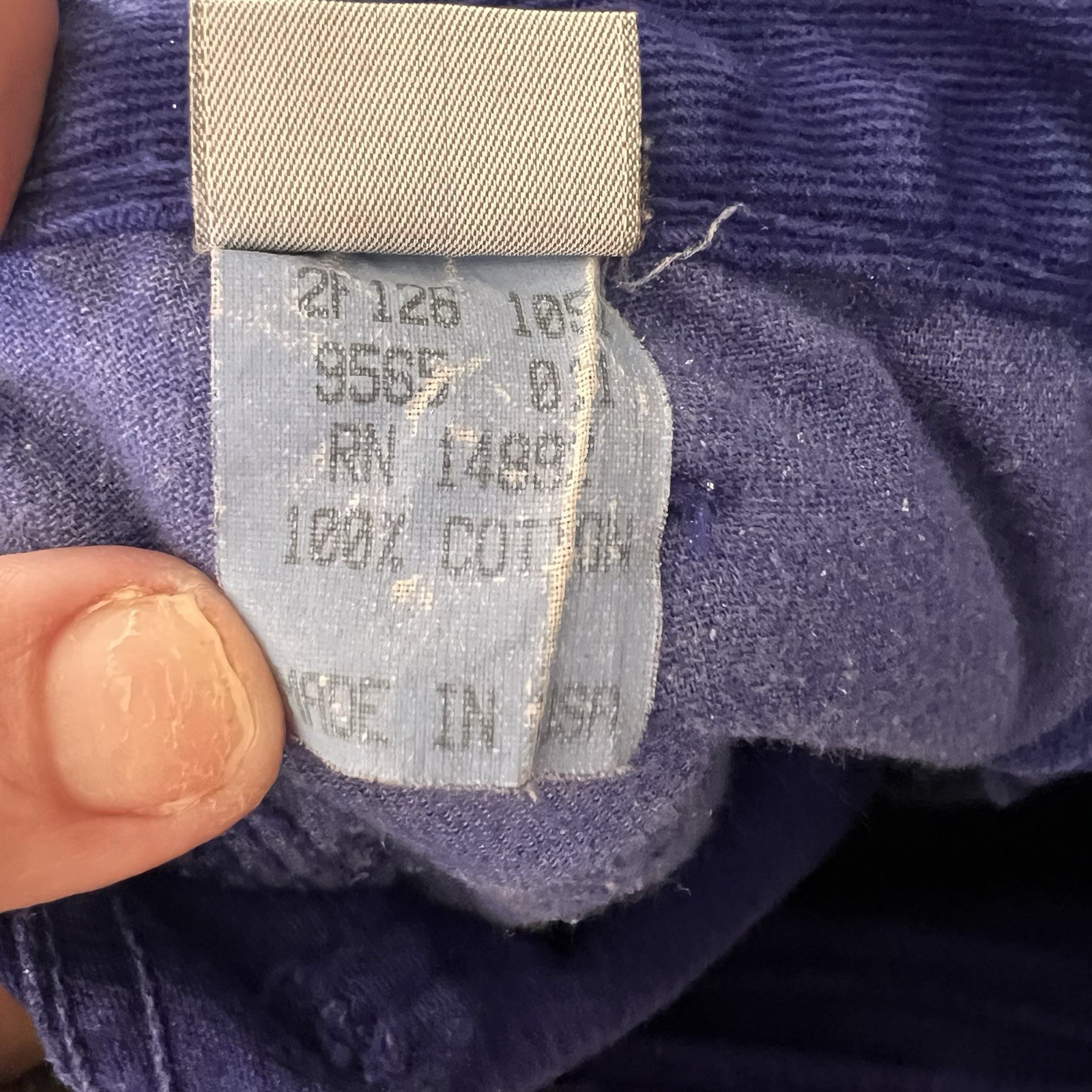 VTG Rare 90s Women’s Marithe Francois Girbaud Jeans Size 7/8 Purple/blue