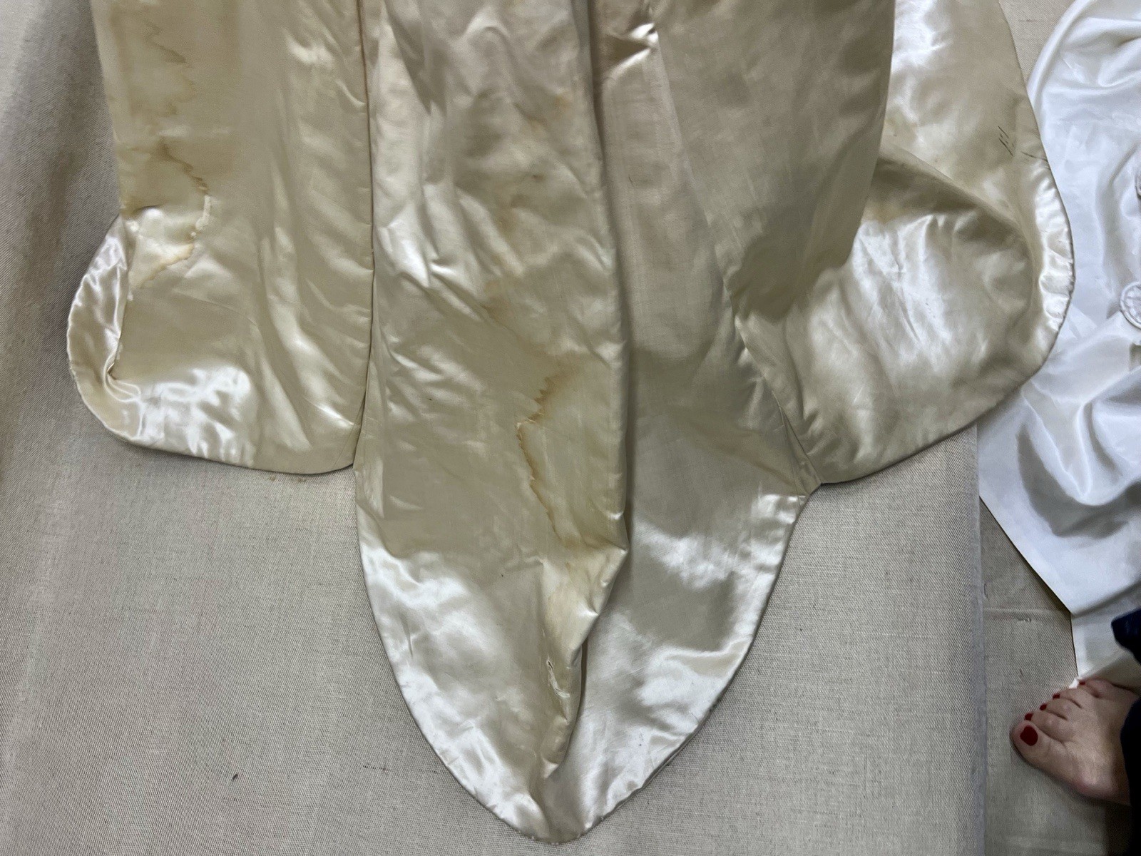 Antique.Edwardian Two-piece wedding suit. 1901, France
