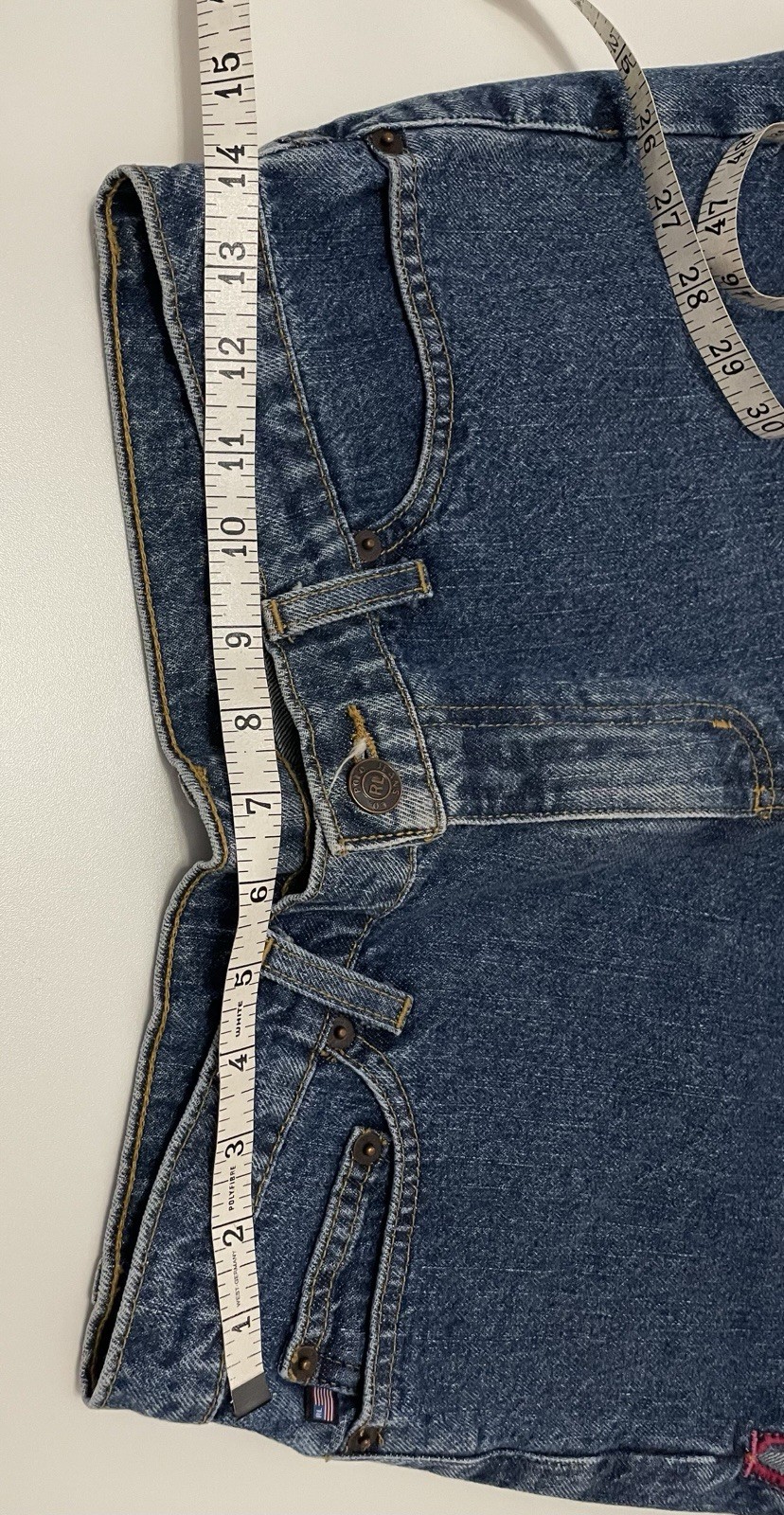 Vintage Denim Jean Y2K 2000s Ralph Lauren Preppy Womens Short Shorts Size 6