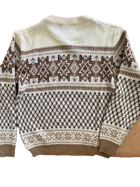VIntage Jersild Orlon Fairisle Nordic sweater Unisex Medium Ski