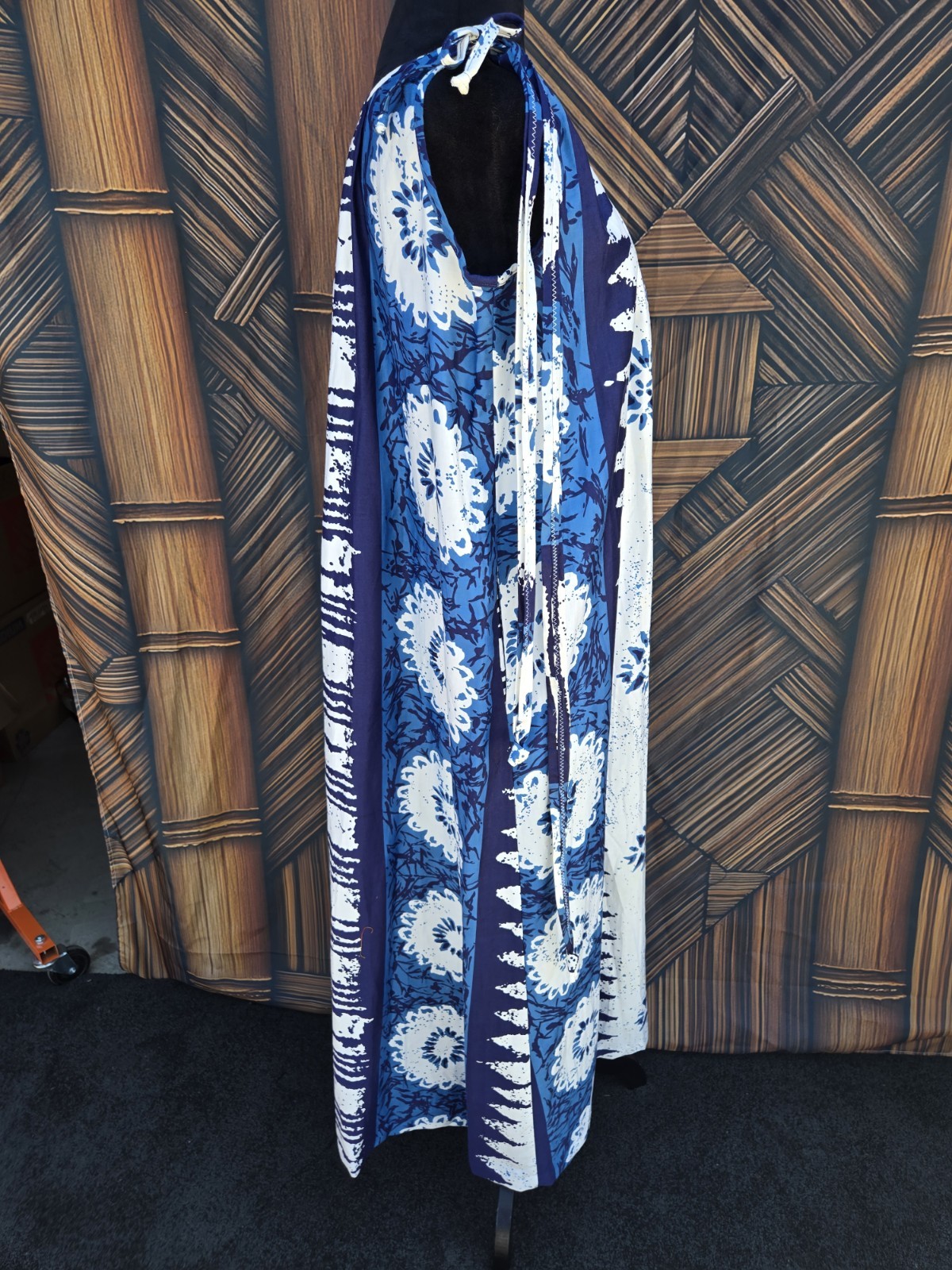 Vintage Waltah Clarke’s Hawaiian Aloha Maxi Dress 6010
