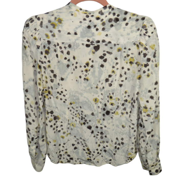 Vintage Moda Int. Victoria’s Secret Animal Print Long Sleeve Blouse Size Small