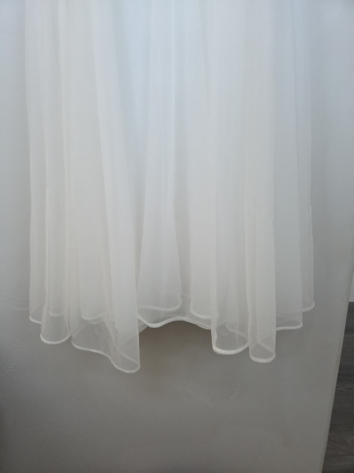 2pc Vintage LISETTE Nightgown PEIGNOIR Robe Set BABYDOLL Sheer CHIFFON Gown M