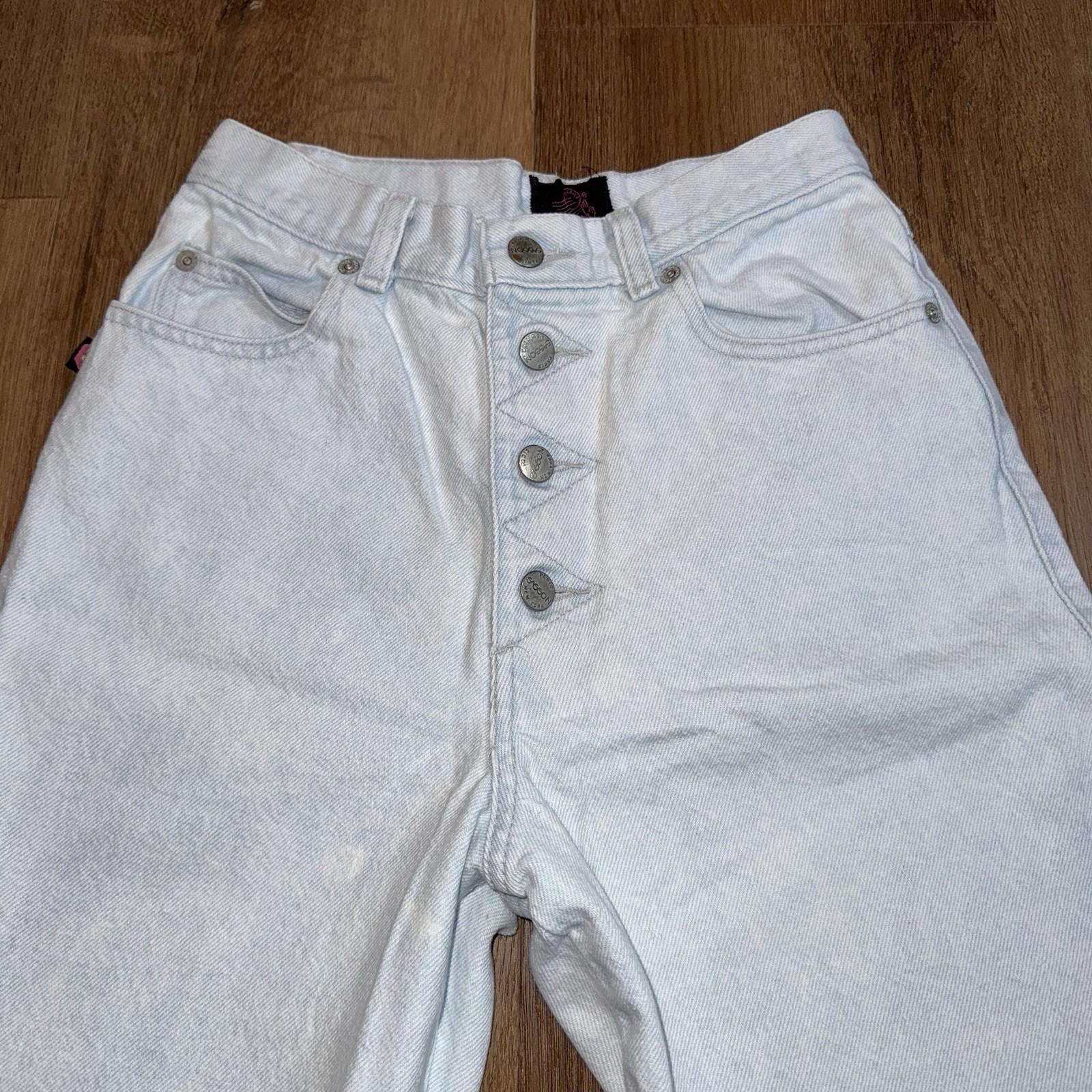1980s Sasson Jeans Womens 9 Acid Wash Denim Blue Jean Pants Vintage 80s 26 x 28