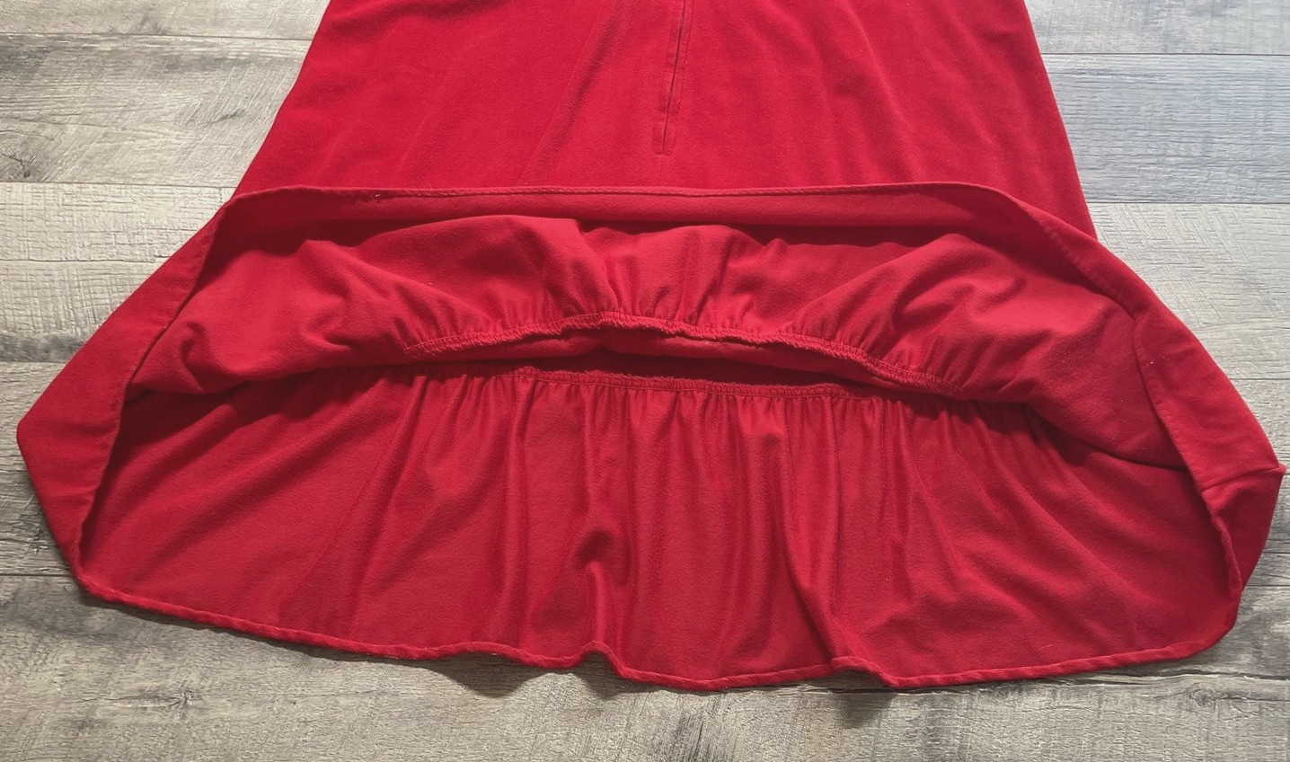 Vintage Lounge Craft Nightgown Housecoat Womens Medium Zip Pocket Long Robe USA