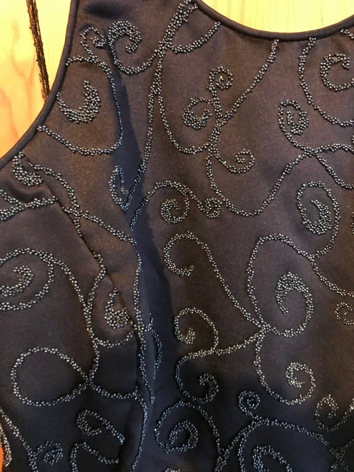 BE SMART VTG 11-12 Purple Sleeveless Beaded lined Floor Length Evening Gown
