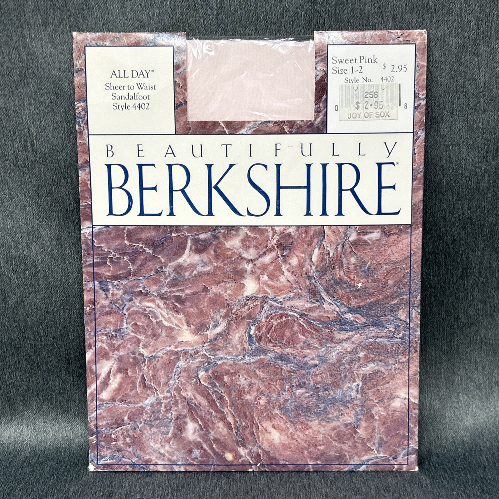 1990 Beautifully Berkshire All Day Sheer to Waist Sandalfoot Pink Pantyhose 4402