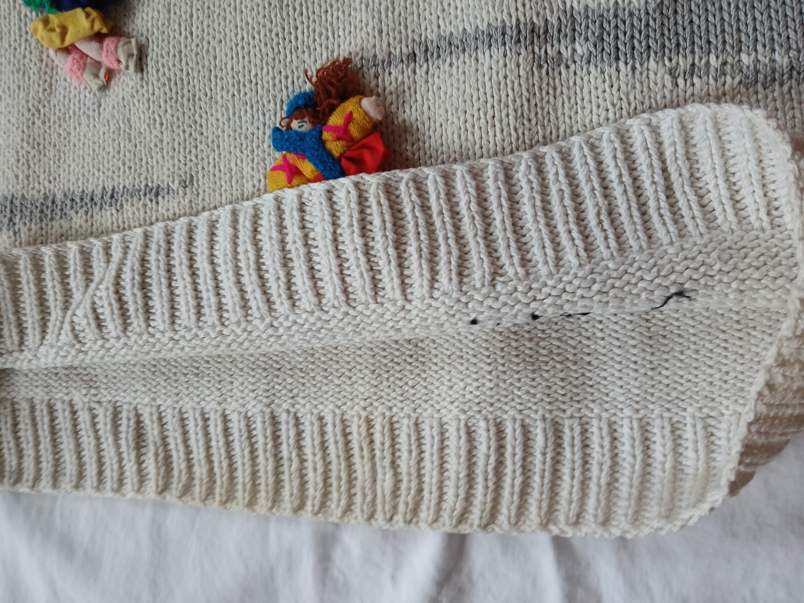 Vintage Raquel’s Collection 3D Ice Skating Scene Sweater Size L Handmade in Peru