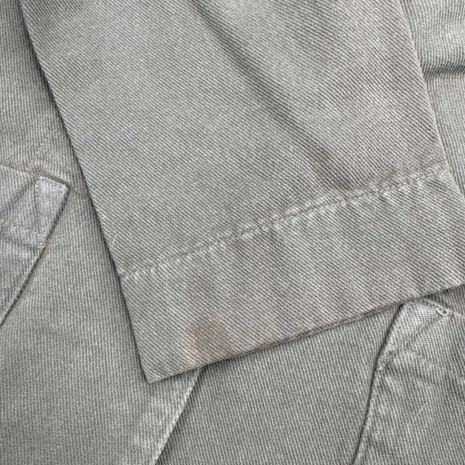 Vintage WEK Woman 100% Cotton Blazer Jacket 80’s Oversized Soft Chore Size S