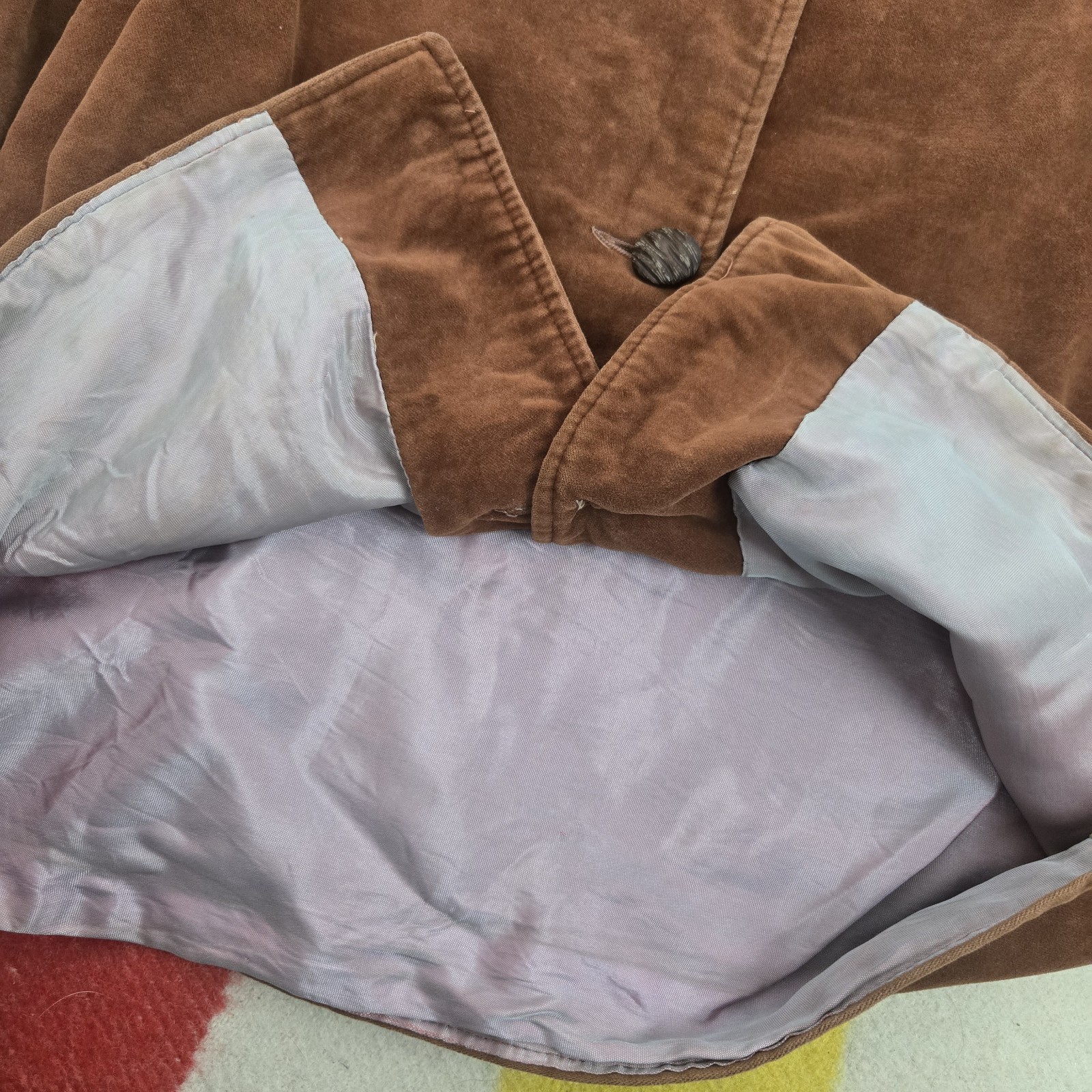 Vintage 1960’s Genuine Heeksuede Jacket Made In Holland Tan Khaki M/L