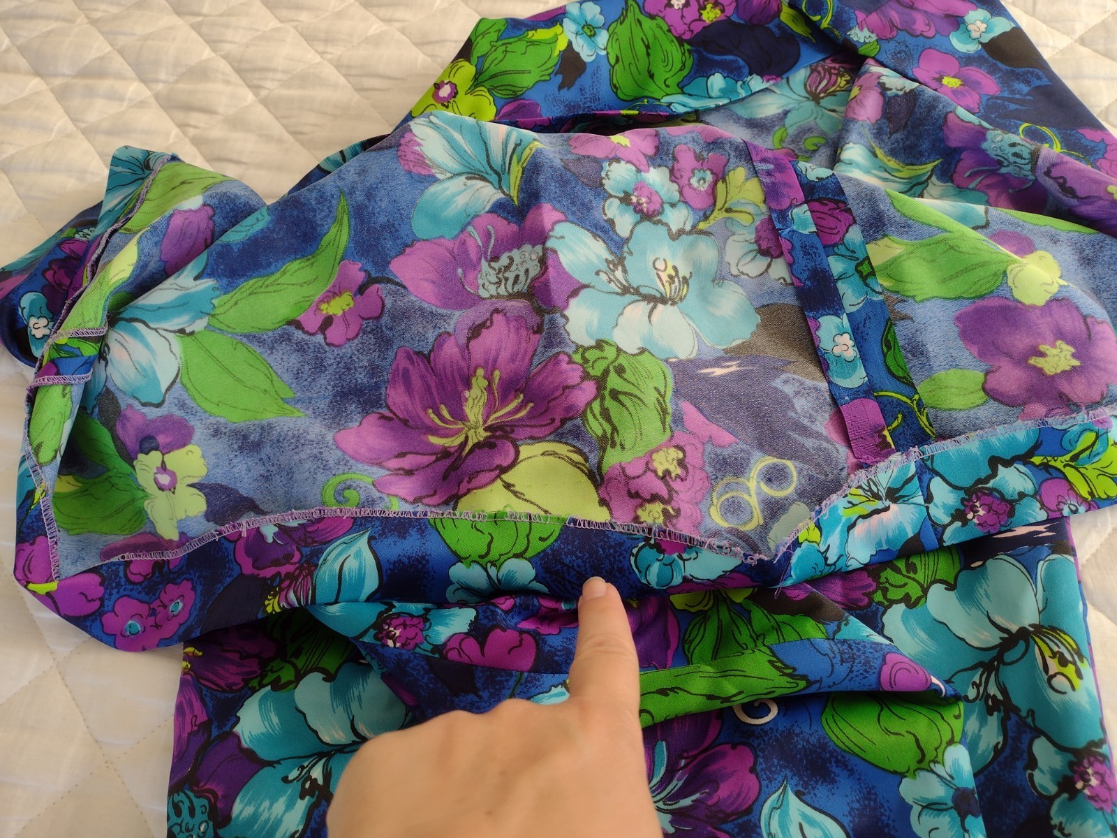 1960s Vtg Floral Hostess Gown Cheongsam Pagoda Mod Maxi Mcm Glam Japanese 70s