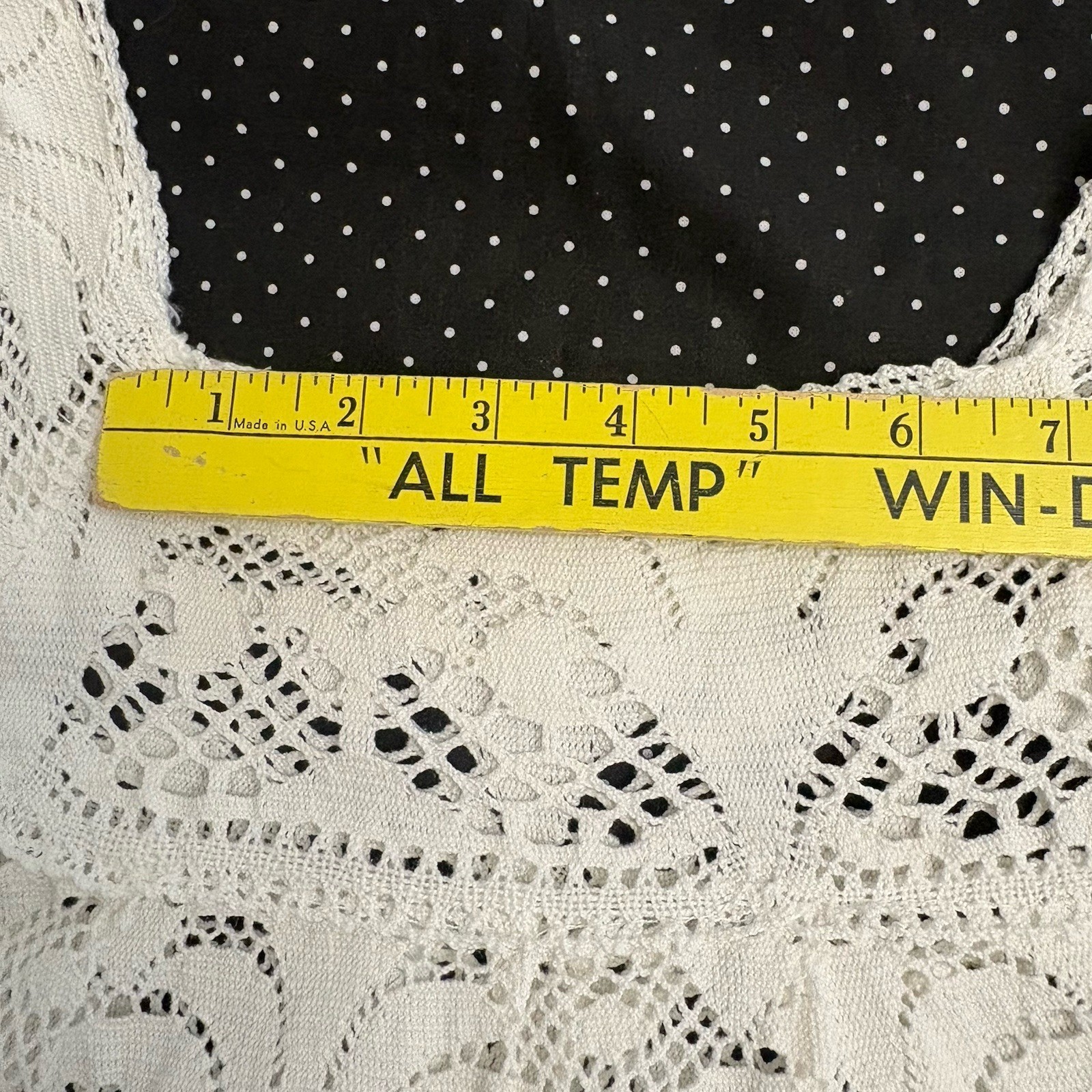 VTG Crocheted Lace Dress Boho Women’s White Lace Maxi Festival Cottagecore Sz S