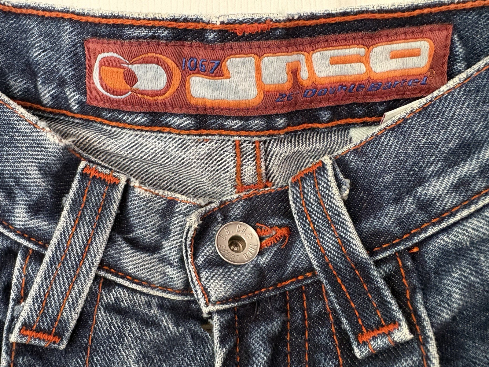 Jnco 1067 26” Double Barrel Jeans Size 3 Girlie Stuff Vintage 90s Y2K