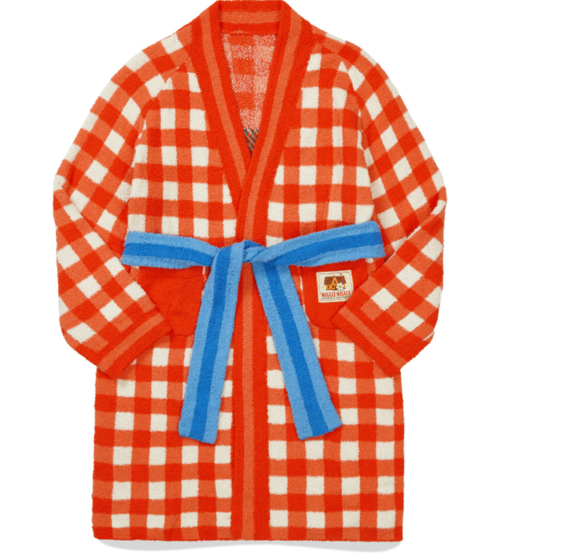 Wiggle Wiggle Pocket Lounge Long Bathrobe Night Fluffy Soft Dressing Gown