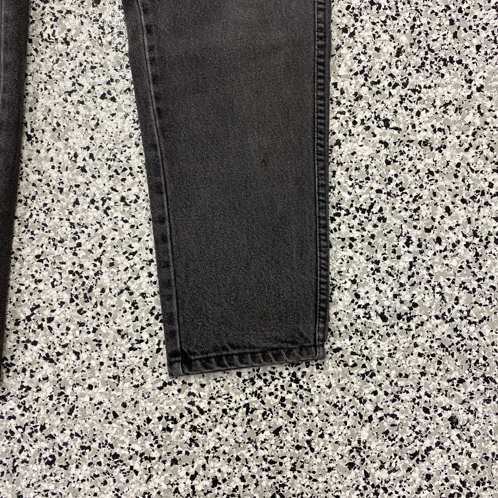 Vintage Guess High Rise Black Jeans Sz 28(25×32) Women’s 90s USA Made