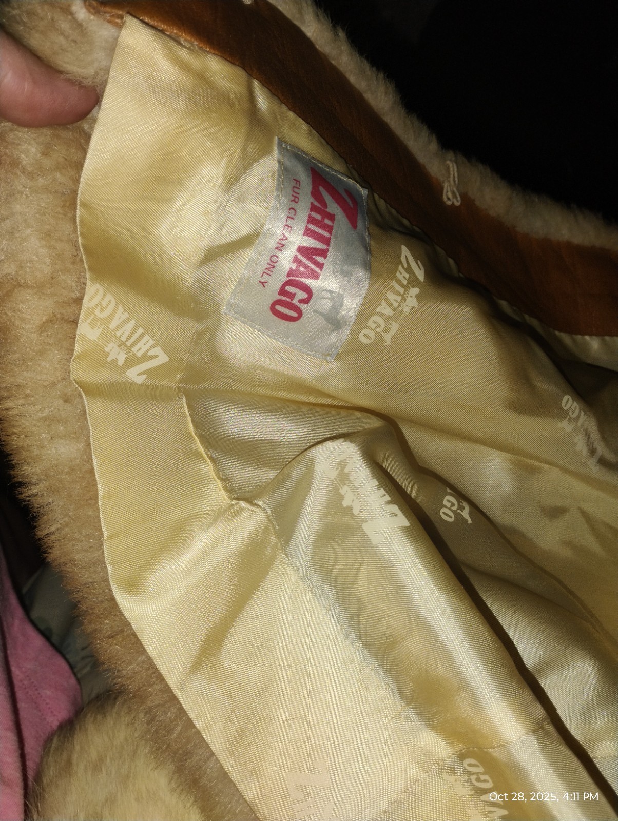 Links For Coat Rabbit Bleached Very Vintage