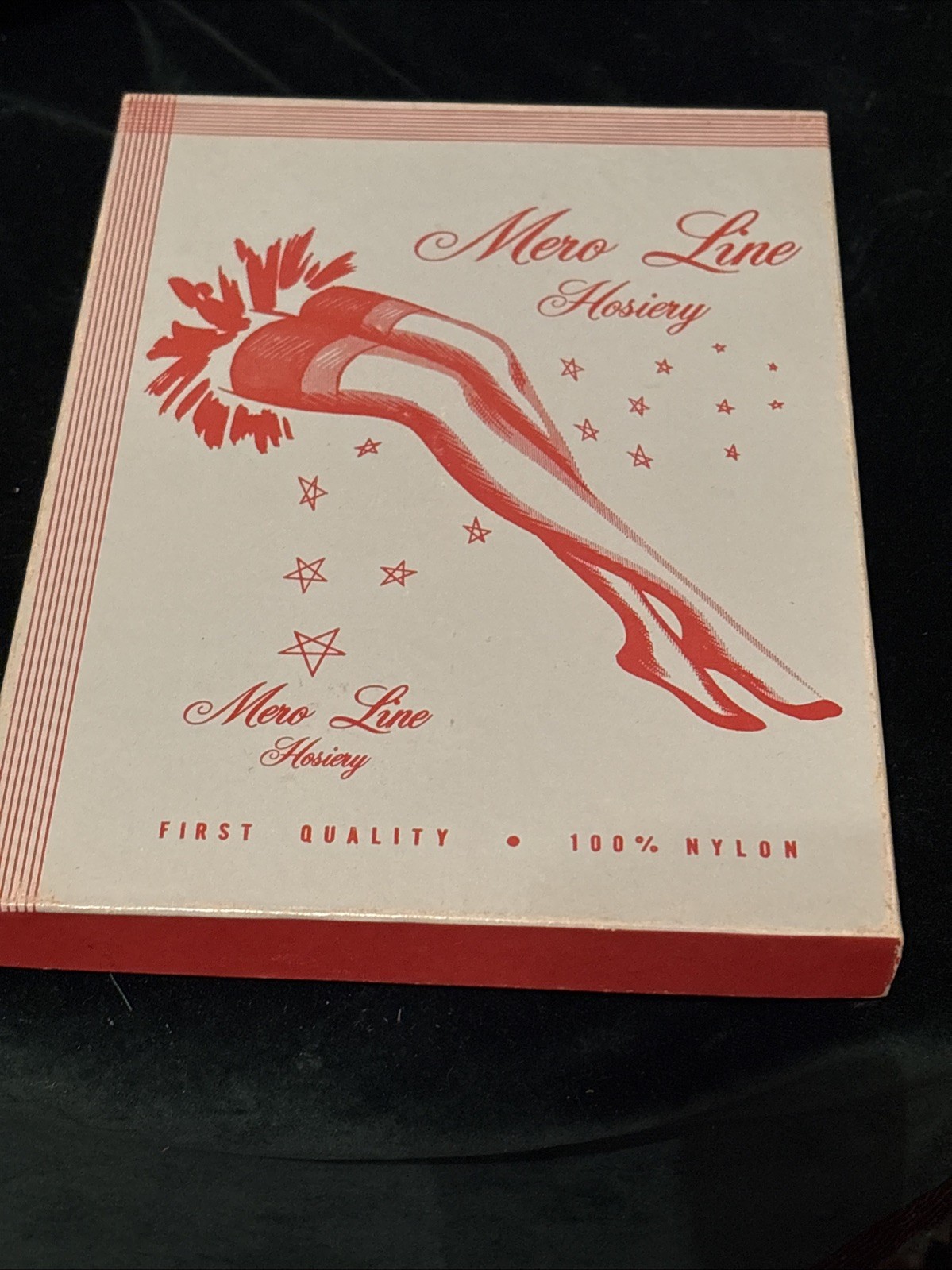 Vintage Mero Line Hosiery New In Original Box 7 Pairs Nylon