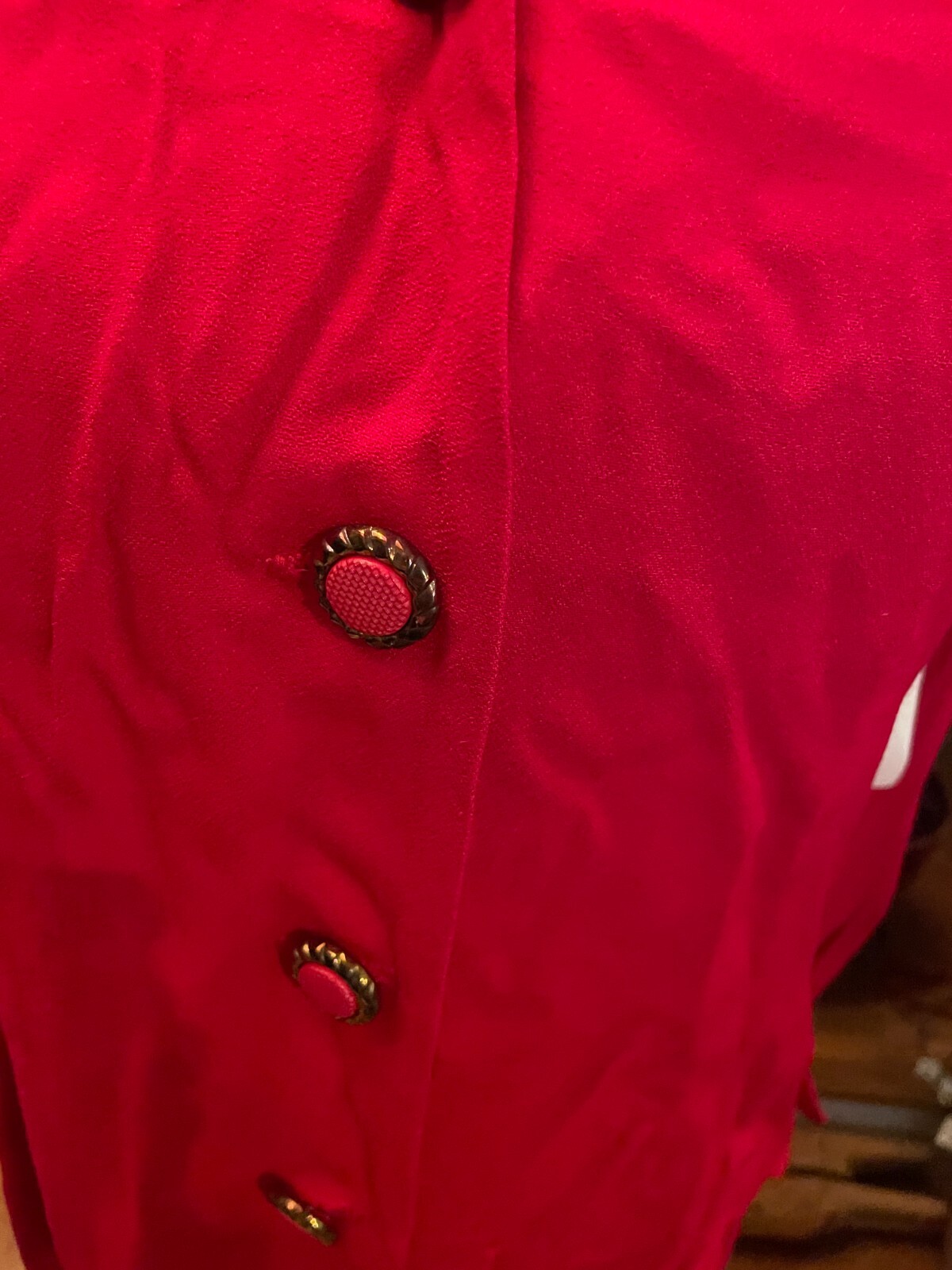 Vintage Michael Blake 2 Piece Suit sz 10 Red pant suit 80s 90s Shoulder Pads