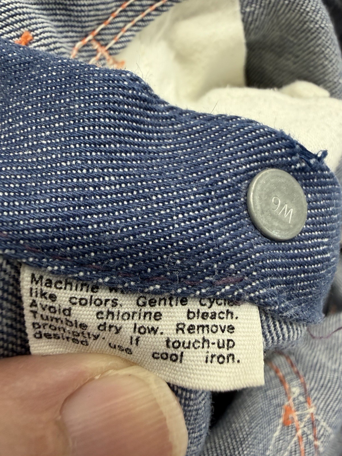 Turtle Bax Denim Overalls 5/6 Sanforized Need Repair