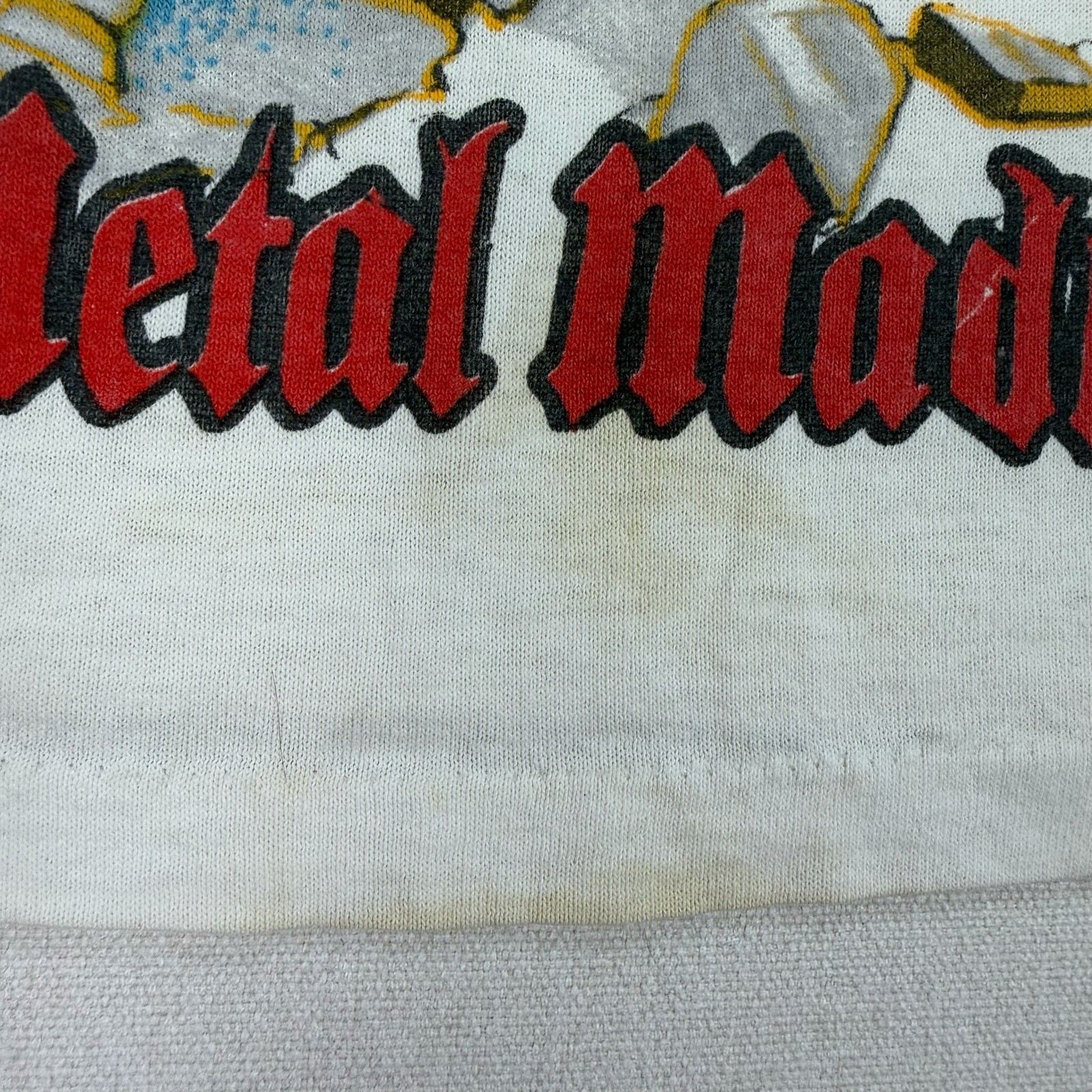 Vintage 1988 Monster Of Rock Tour Shirt Metallica Van Halen Scorpion Band Shirt