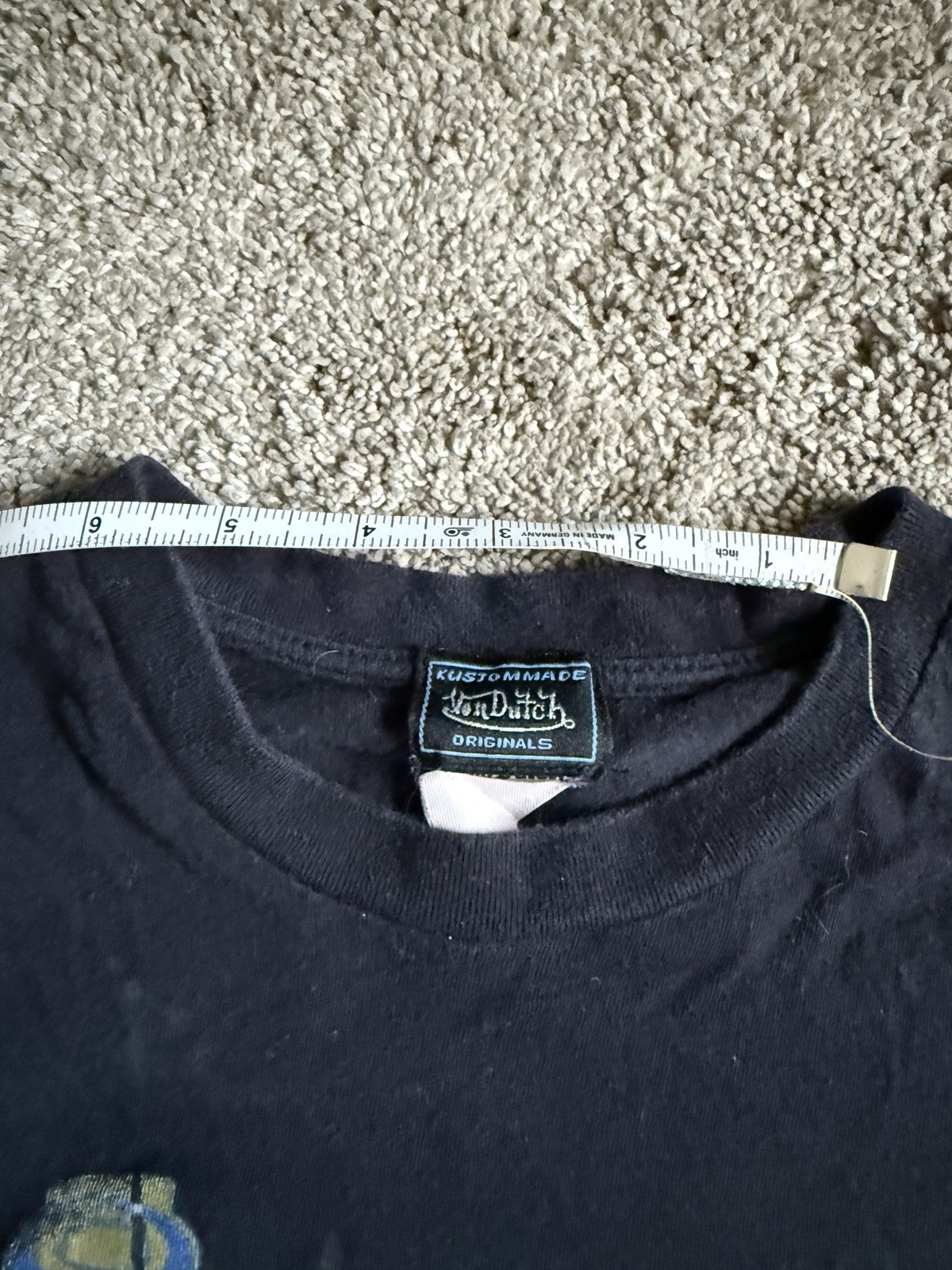 Rare Vtg Y2K Von Dutch Graphic Skull Sword “Trust No One” T-Shirt- PL *Read