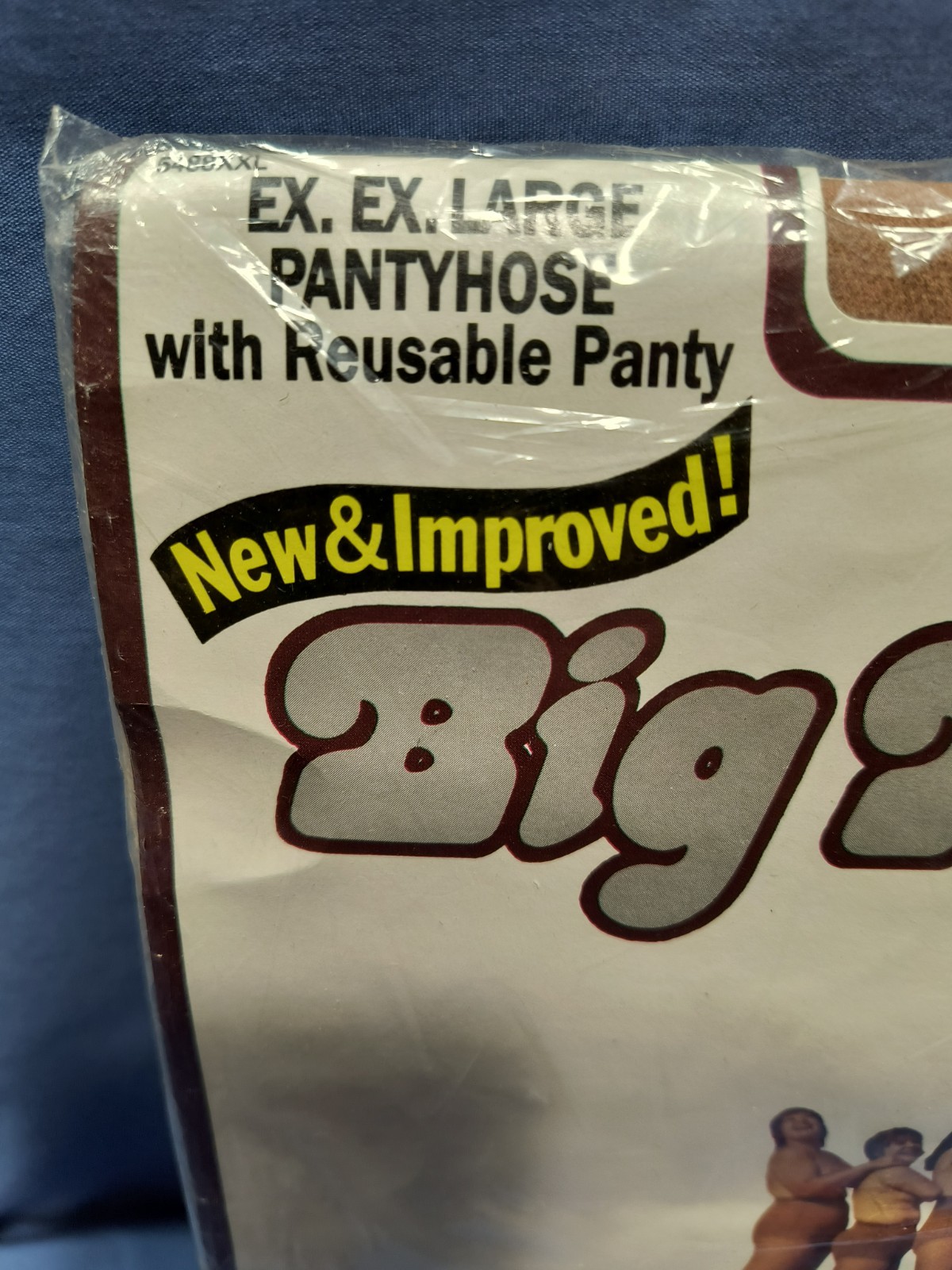 Vintage Big Mama Pantyhose NOS 1980s XXL Ex Ex Large Sealed Package