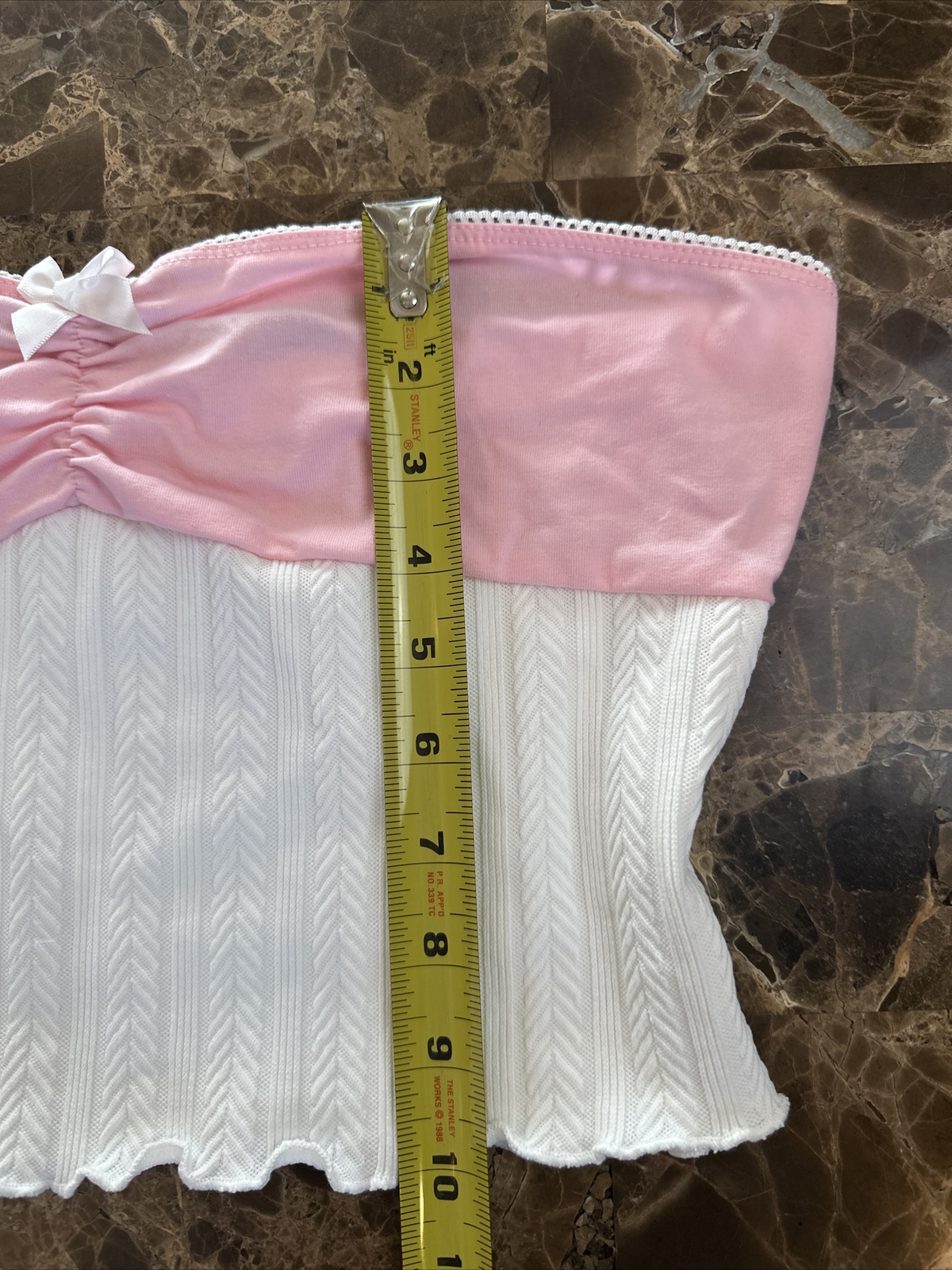 Bustier Corset Top Pink Fairy Goth Mesh “trashy” 00s Y2K Style Kawaii Cami Sz S