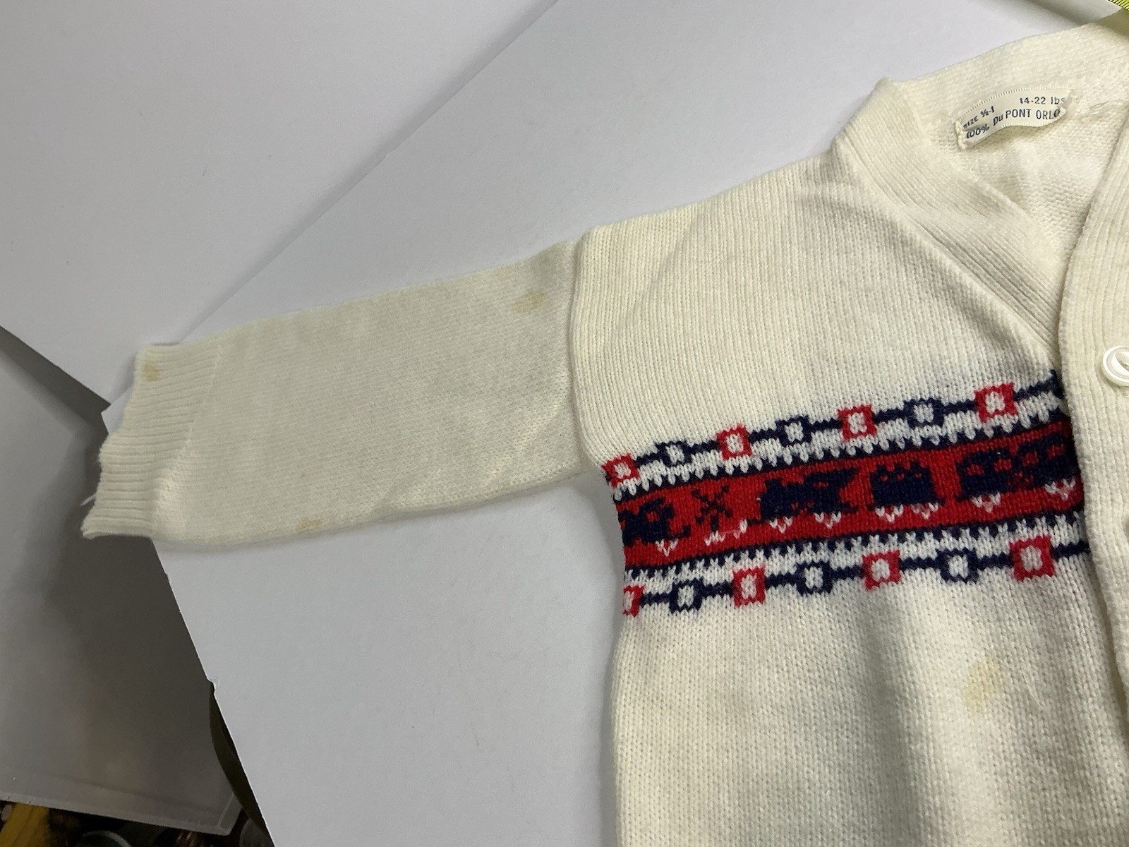 Vintage 1950s Santone romper, sailboat knit, and classic cardigans