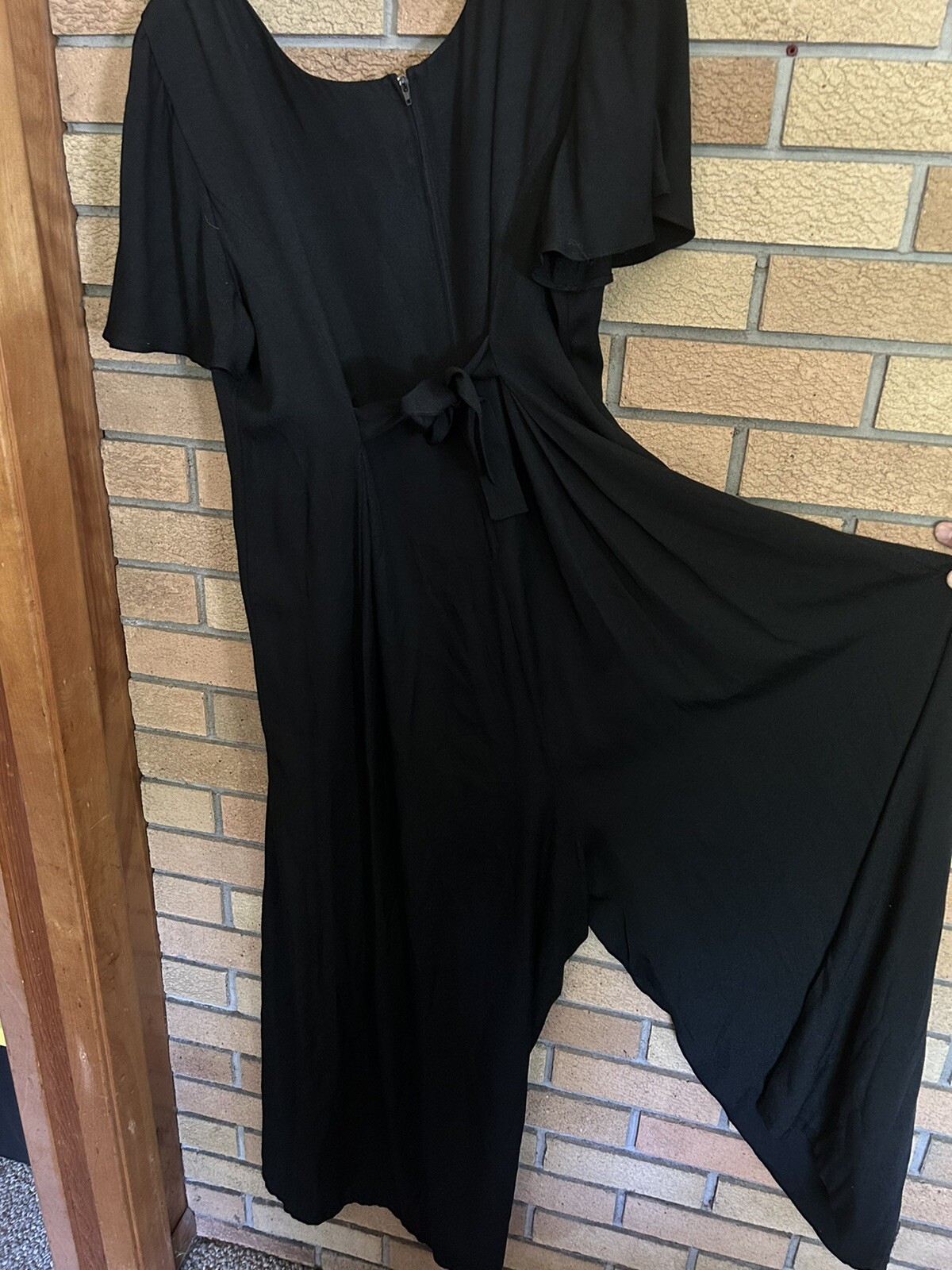 VTG Jeffrey And Dara Jumper Romper, Vintage Women’s Size 13/14 Black White Lace