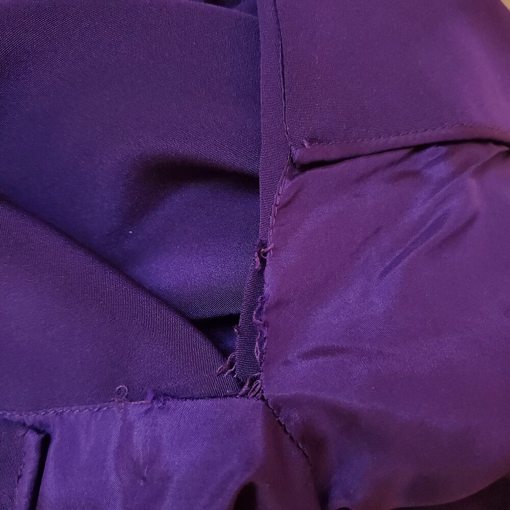 Vintage 80s Designer Purple Gown Stanley Platos