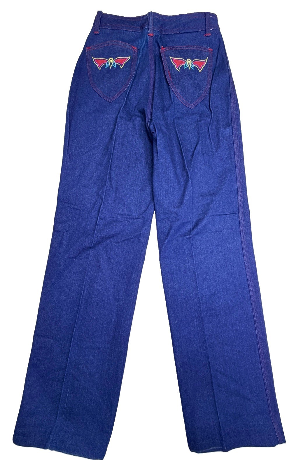Vintage 70s Arpeja Organically Grown Jeans Women’s 11 Blue Wide Leg