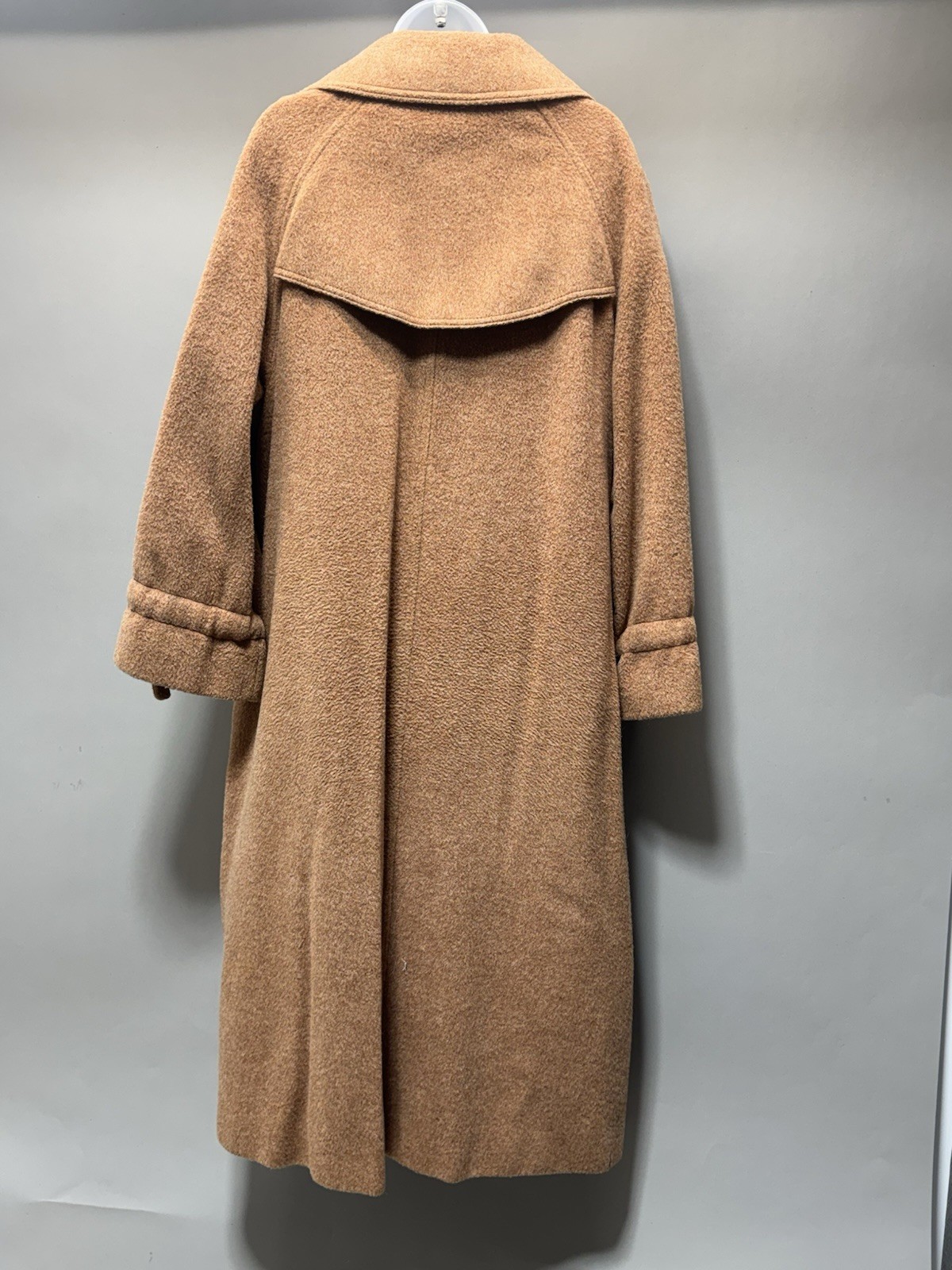 Vintage Kahn’s Boulder CO Wool Coat Womens Long Brown Oversized Boho Coat M/L